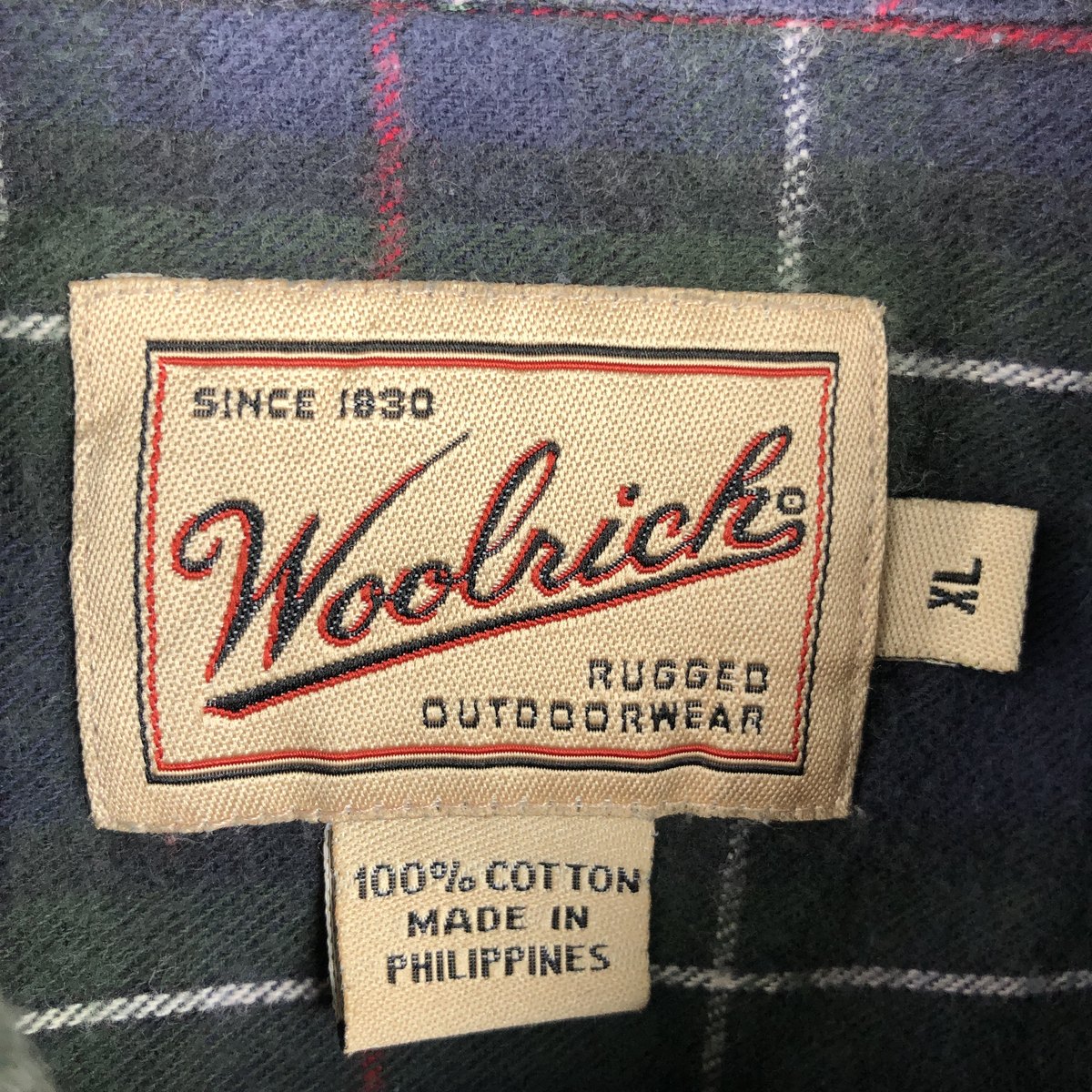 WOOLRICH/ウールリッチ フランネルチェックシャツ