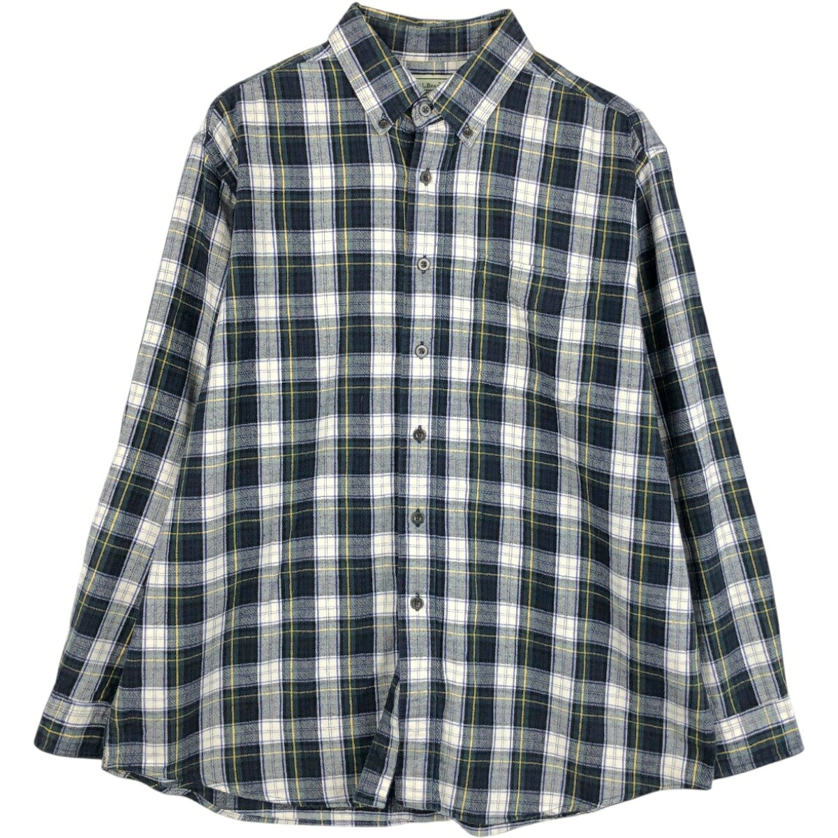 L.L.Bean/エルエルビーン 長袖 ボタンダウン フランネルチェックシャツ