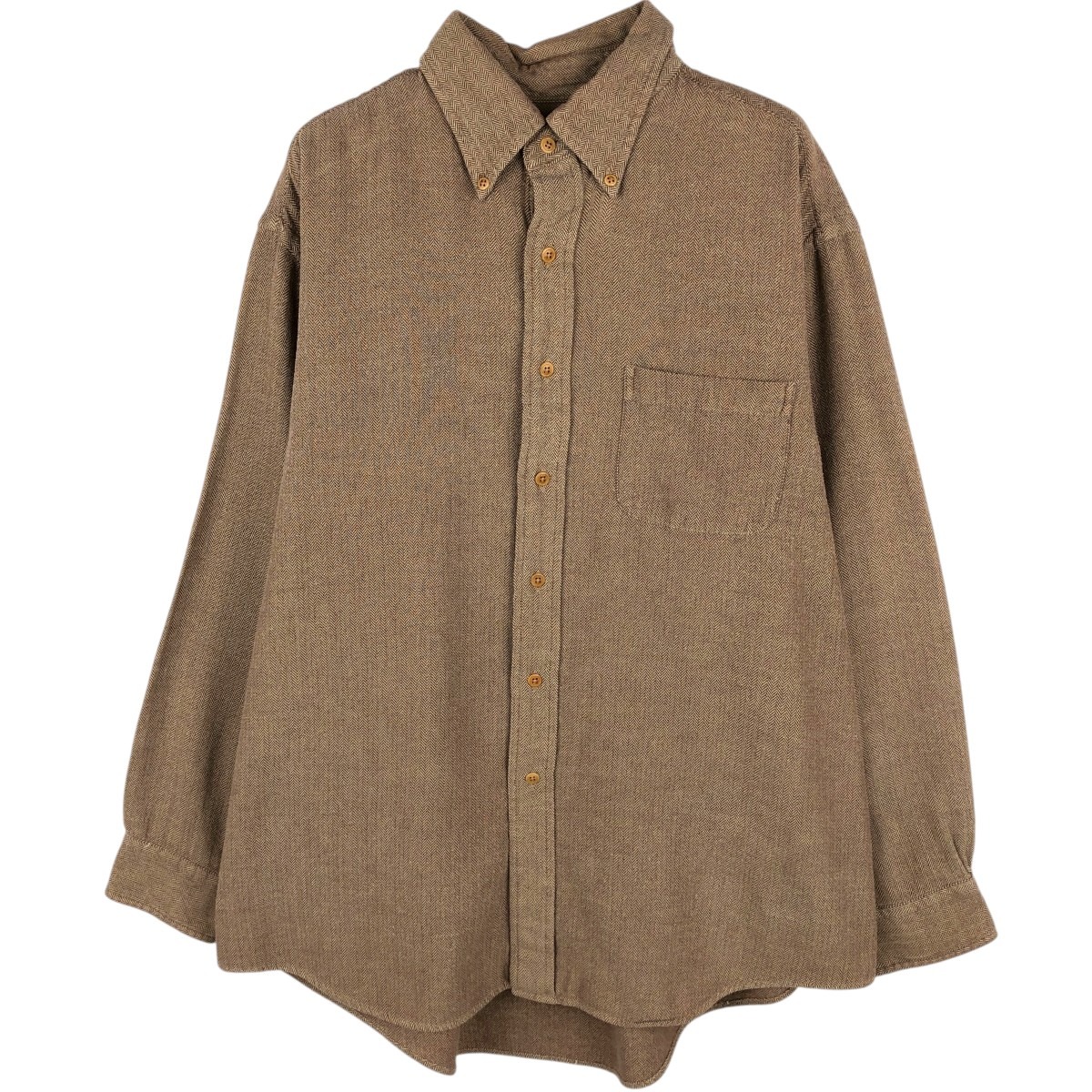 Brooks Brothers/ブルックスブラザーズ Est.1818 長袖 ボタンダウン ライトネルチェックシャツ