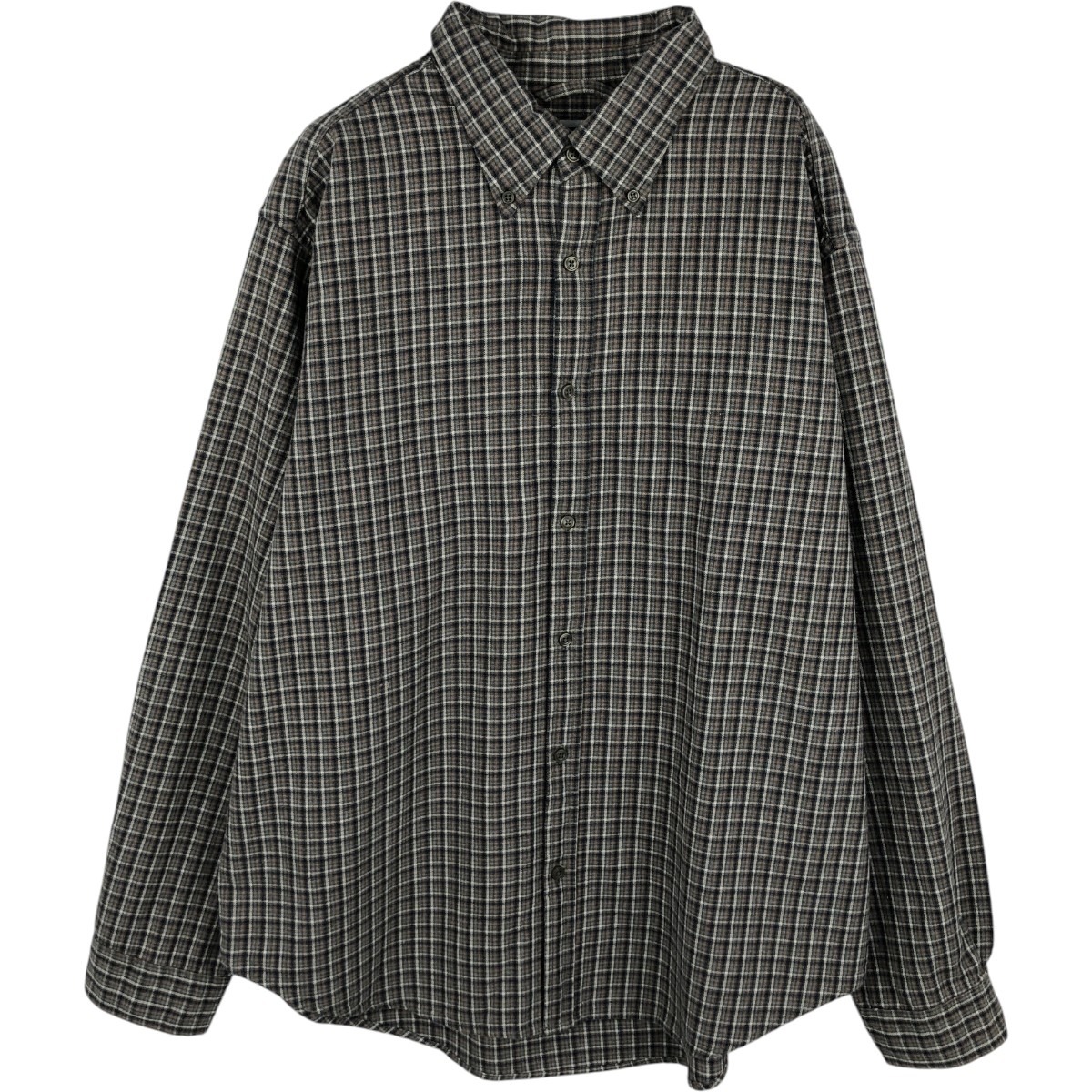 GAP/ギャップ FACTORY STORE 長袖 ボタンダウン フランネルチェックシャツ