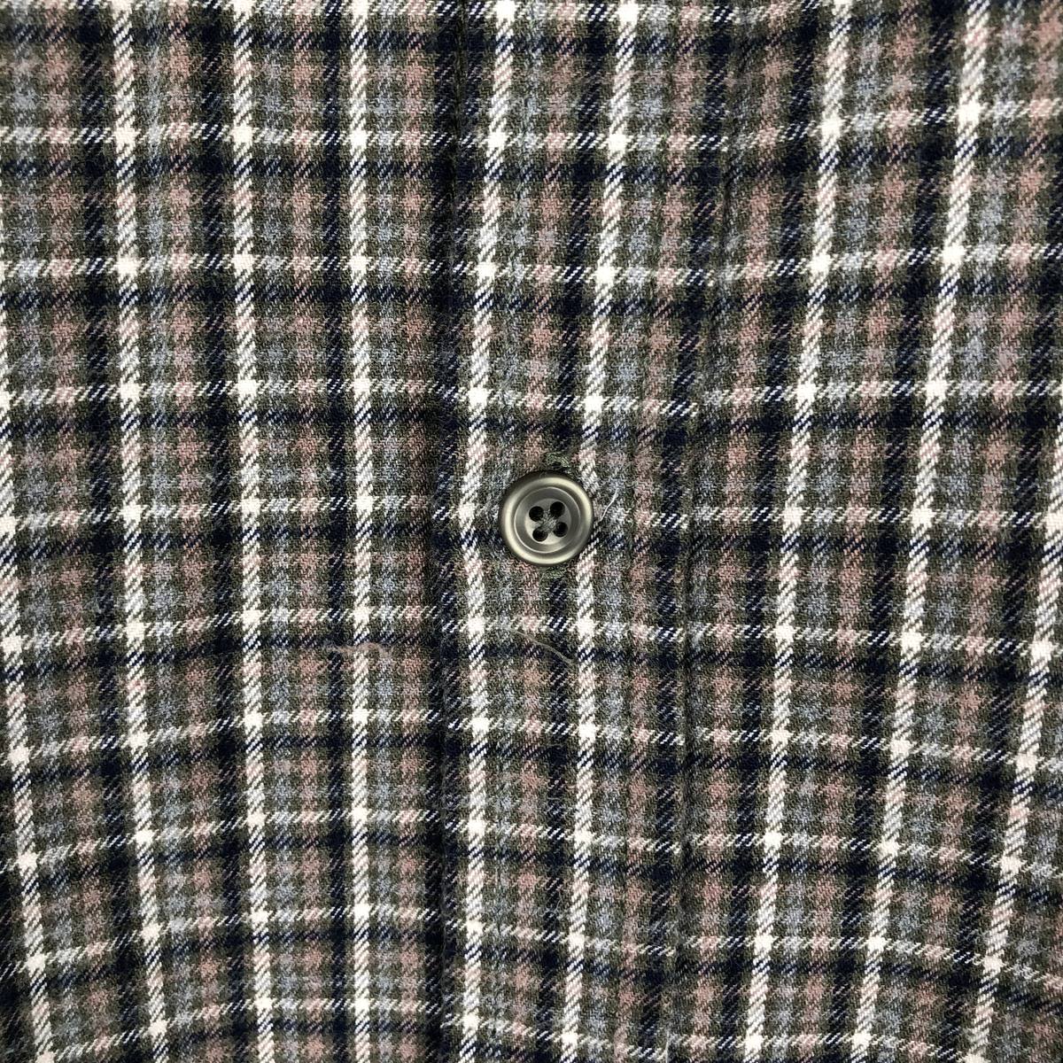 GAP/ギャップ FACTORY STORE 長袖 ボタンダウン フランネルチェックシャツ
