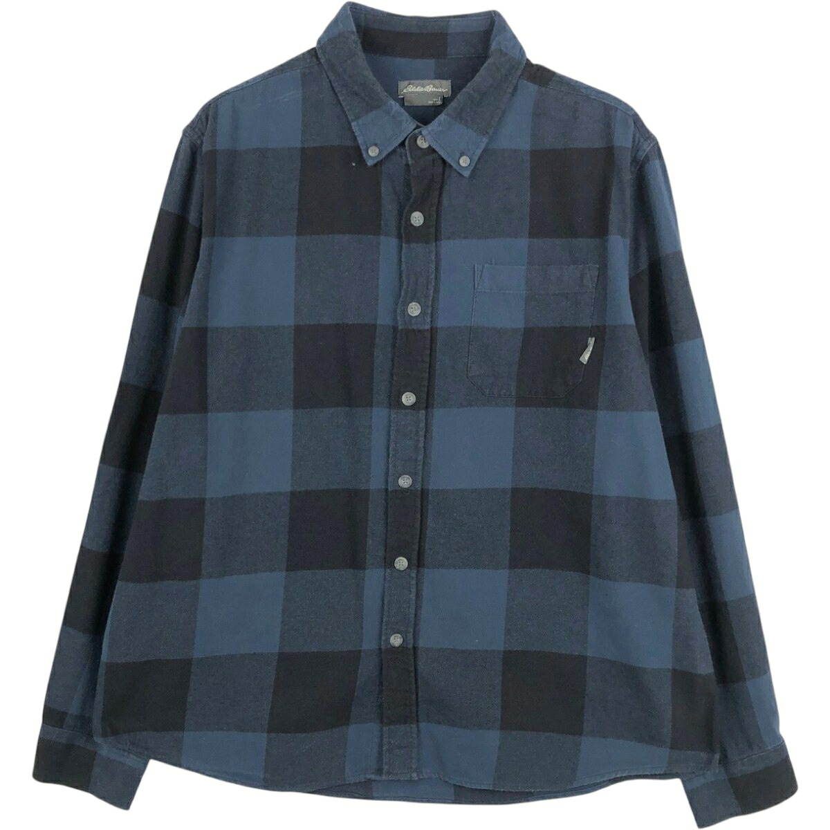 Eddie Bauer/エディーバウアー 長袖 ボタンダウン ライトネルチェックシャツ
