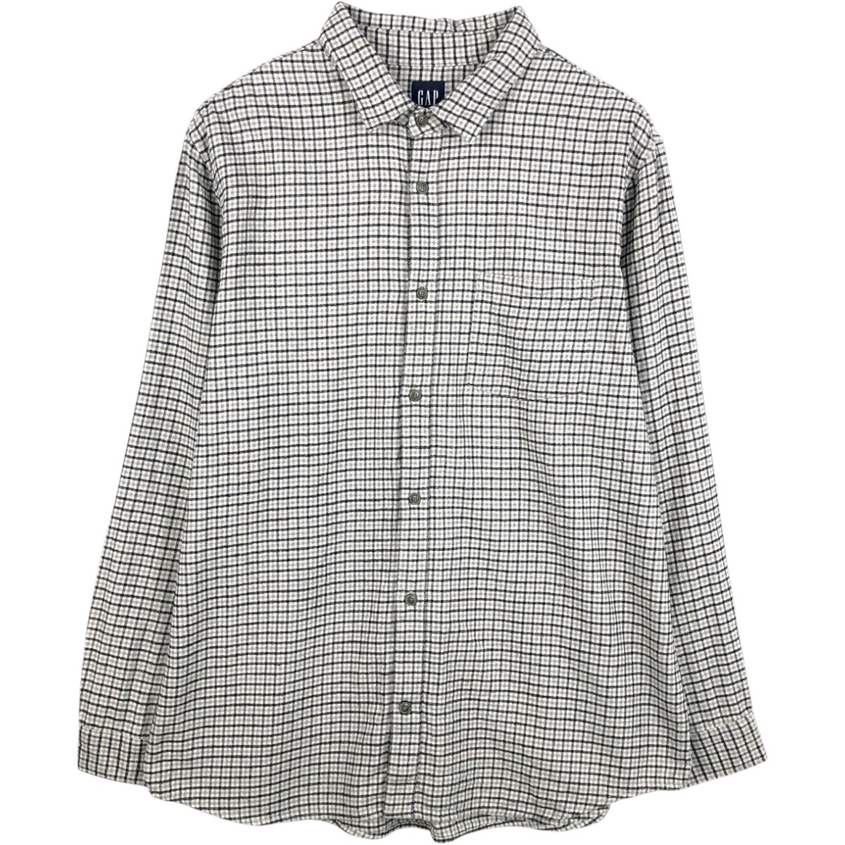GAP/ギャップ 長袖 フランネルチェックシャツ