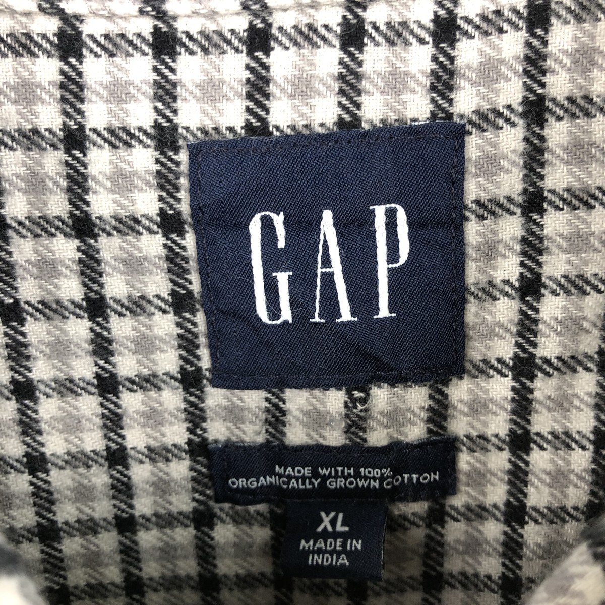 GAP/ギャップ 長袖 フランネルチェックシャツ