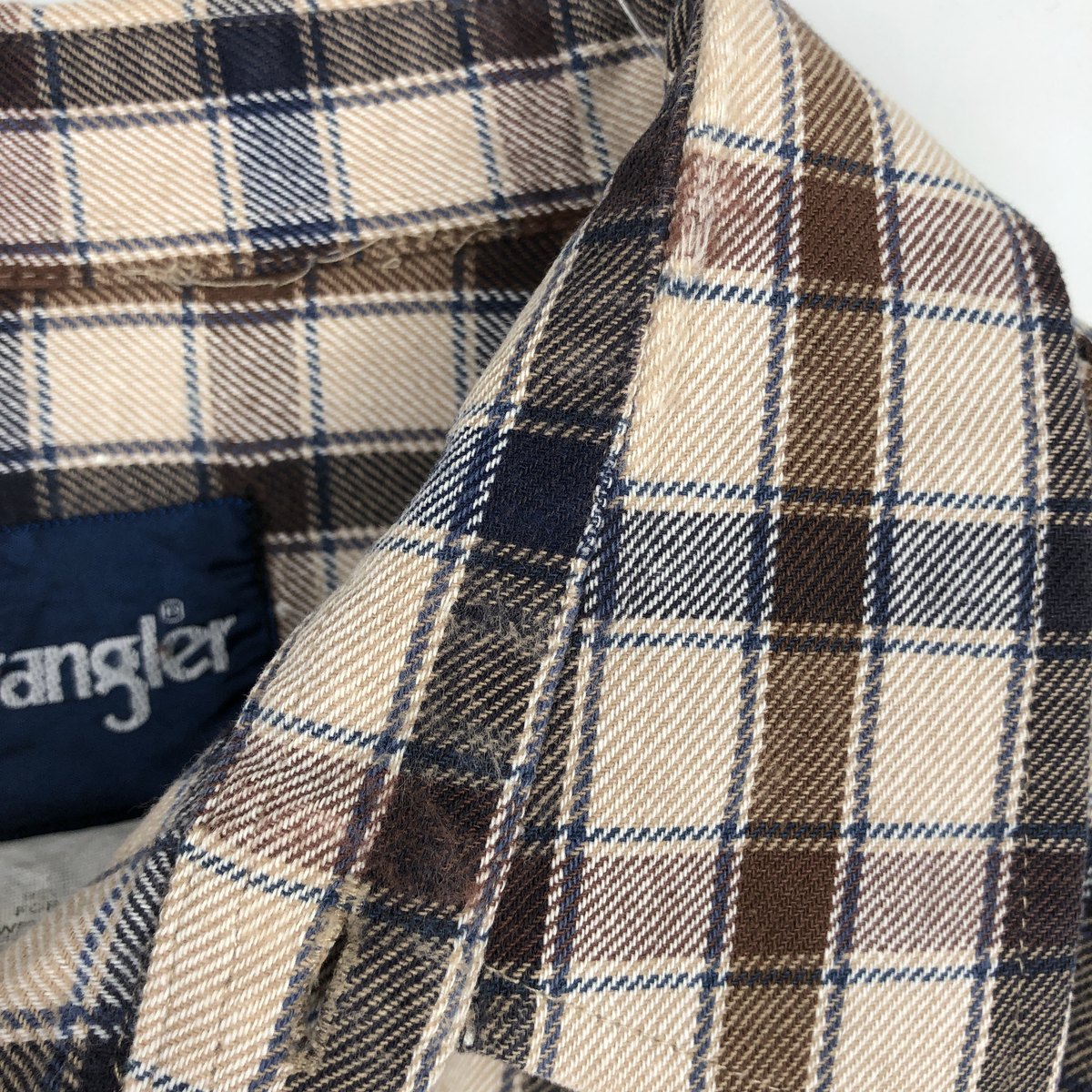 Wrangler/ラングラー 長袖 ライトネルチェックシャツ