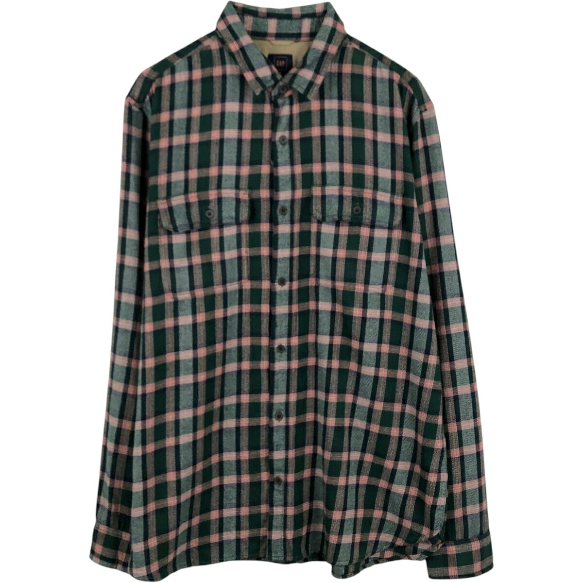 GAP/ギャップ + PENDLETON 長袖 フランネルチェックシャツ