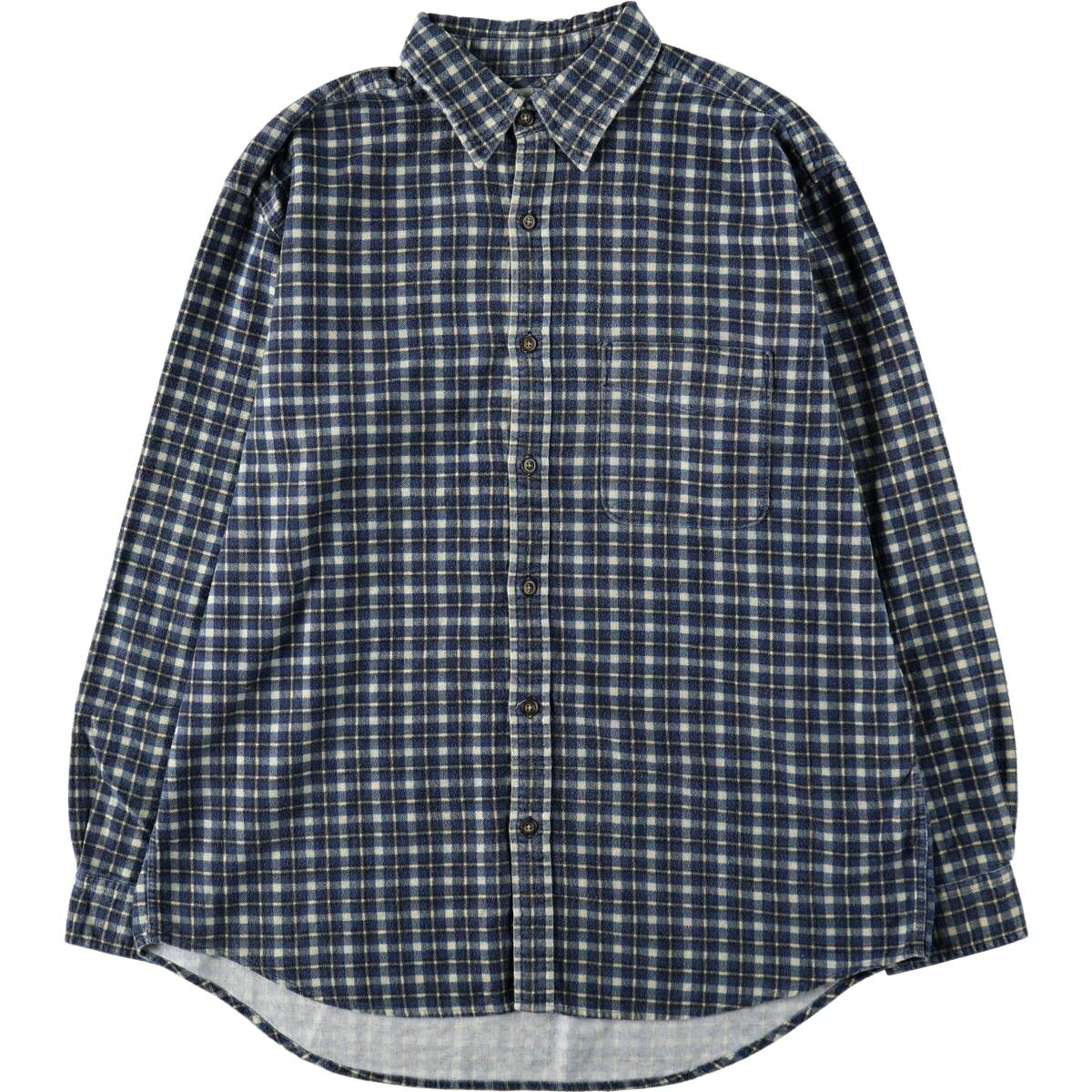 J.Crew/ジェイクルー 長袖 プリントネルチェックシャツ