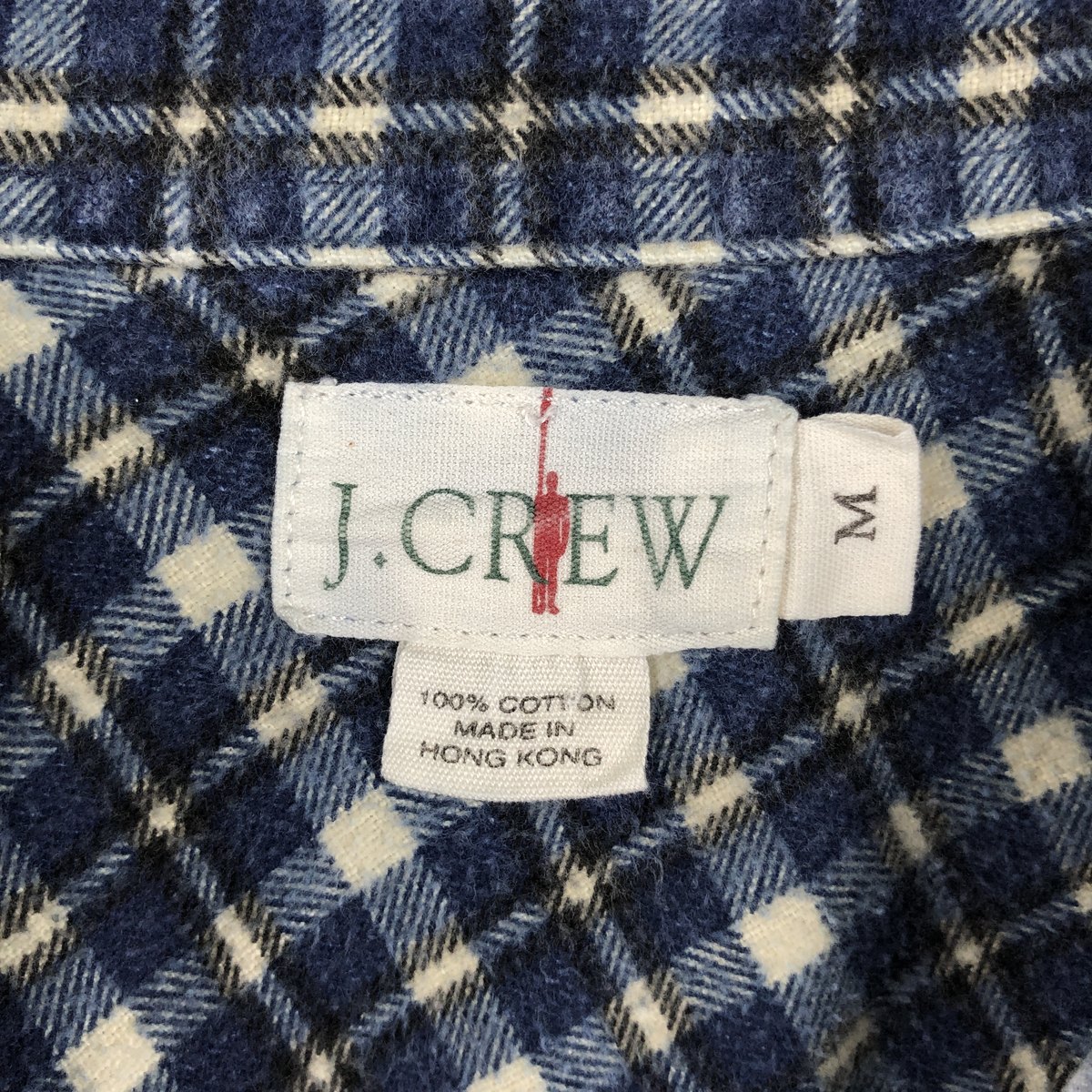 J.Crew/ジェイクルー 長袖 プリントネルチェックシャツ
