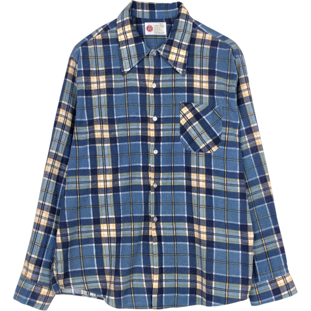 Sears/シアーズ King's Road 長袖 フランネルチェックシャツ