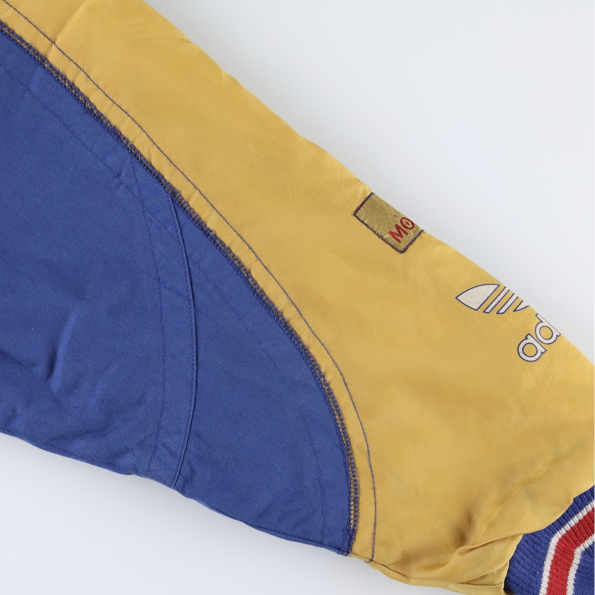 古着 80年代 アディダス adidas WLAF LONDON MONARCHS ロンドン モナークス 中綿入り コットンスタジャン バーシティジャケット メンズL相当 ヴィンテージ /eaa675841 【中古】 【261012】