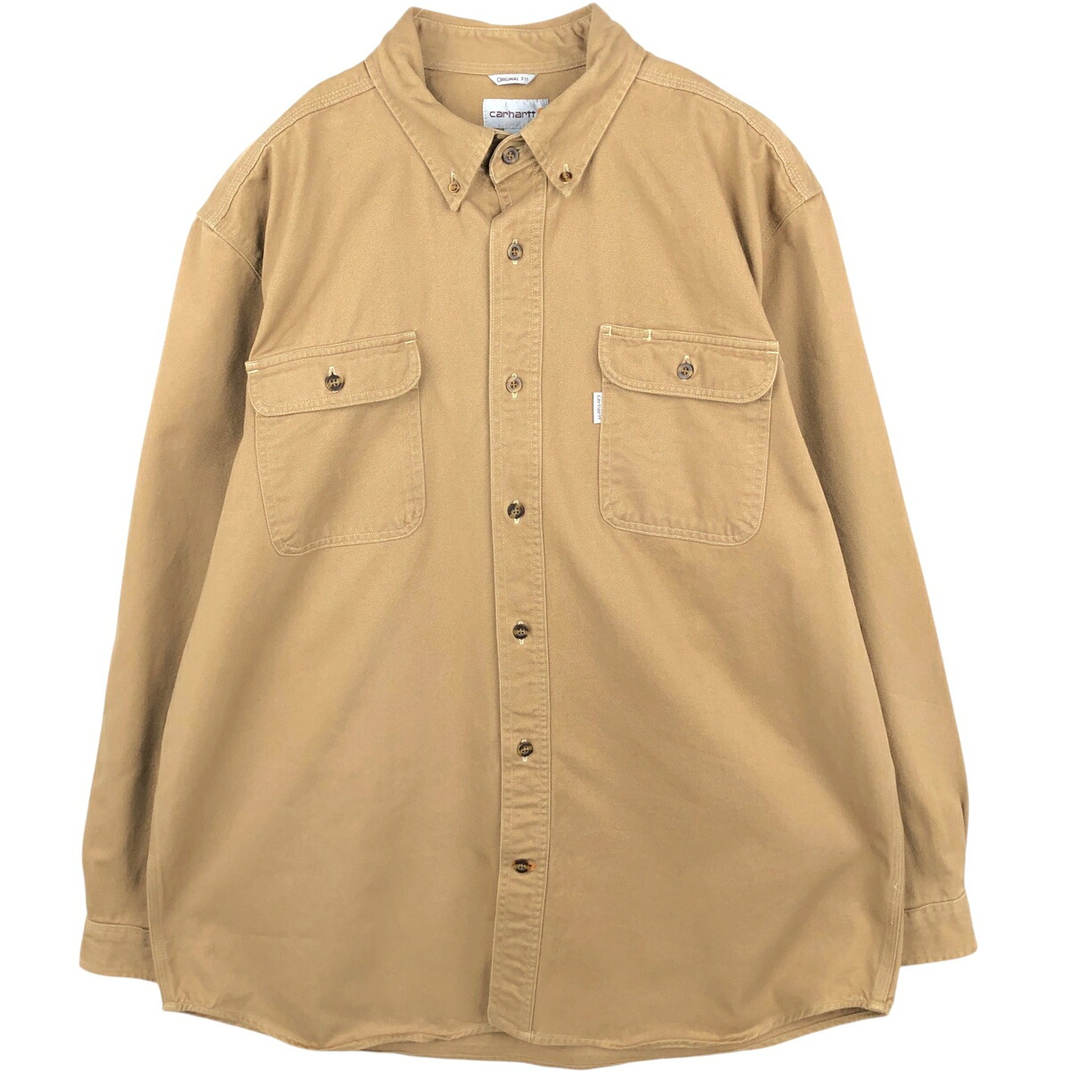 Carhartt/カーハート ORIGINAL FIT 長袖 ボタンダウン ワークシャツ