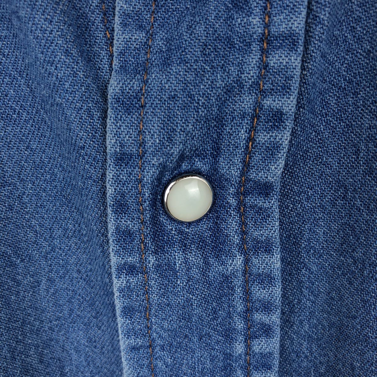 Wrangler/ラングラー 長袖 デニムウエスタンシャツ