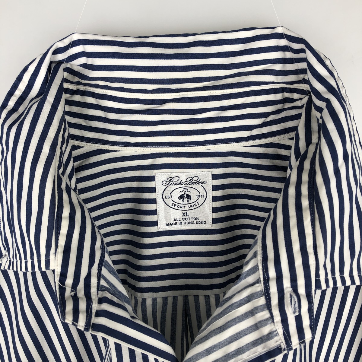 Brooks Brothers/ブルックスブラザーズ Est.1818 SPORT SHIRT 長袖 ボタンダウンストライプシャツ