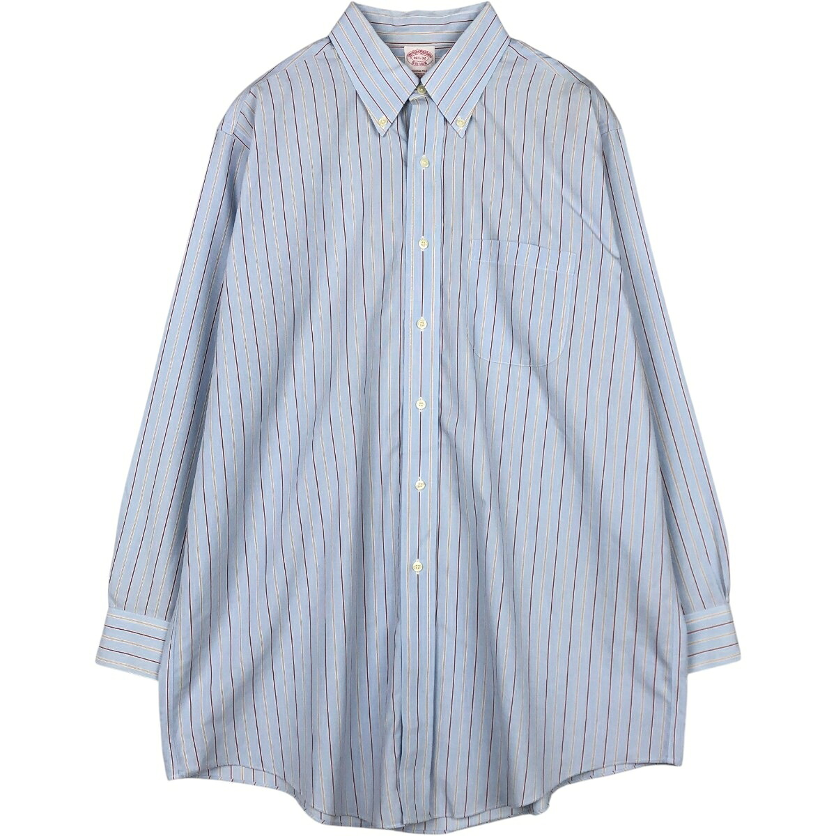 Brooks Brothers/ブルックスブラザーズ Est.1818 長袖 ボタンダウンストライプシャツ