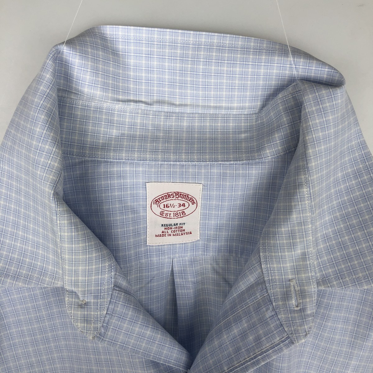 古着 ブルックスブラザーズ Brooks Brothers Est.1818 REGULAR FIT 長袖 コットンチェックシャツ メンズL相当 /eaa676459 【中古】 【261012】