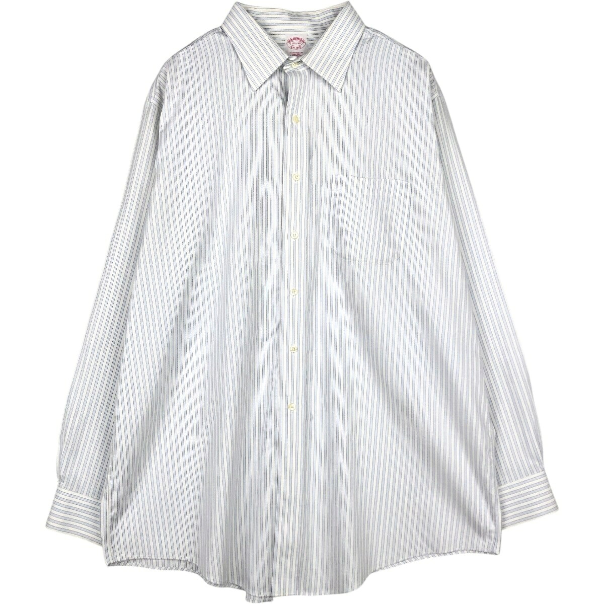 Brooks Brothers/ブルックスブラザーズ Est.1818 長袖 コットンストライプシャツ