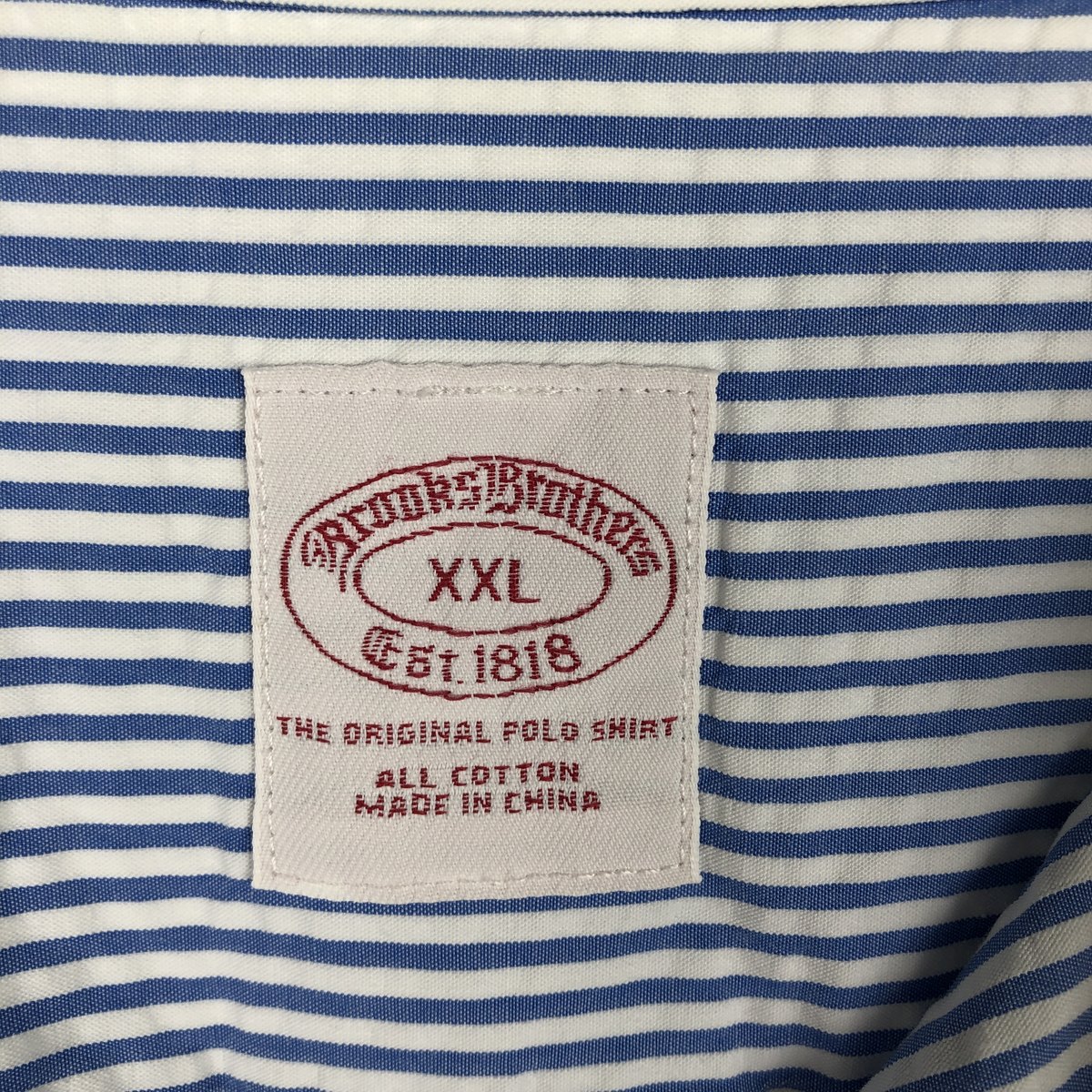 Brooks Brothers/ブルックスブラザーズ Est.1818 長袖 ボタンダウンストライプシャツ