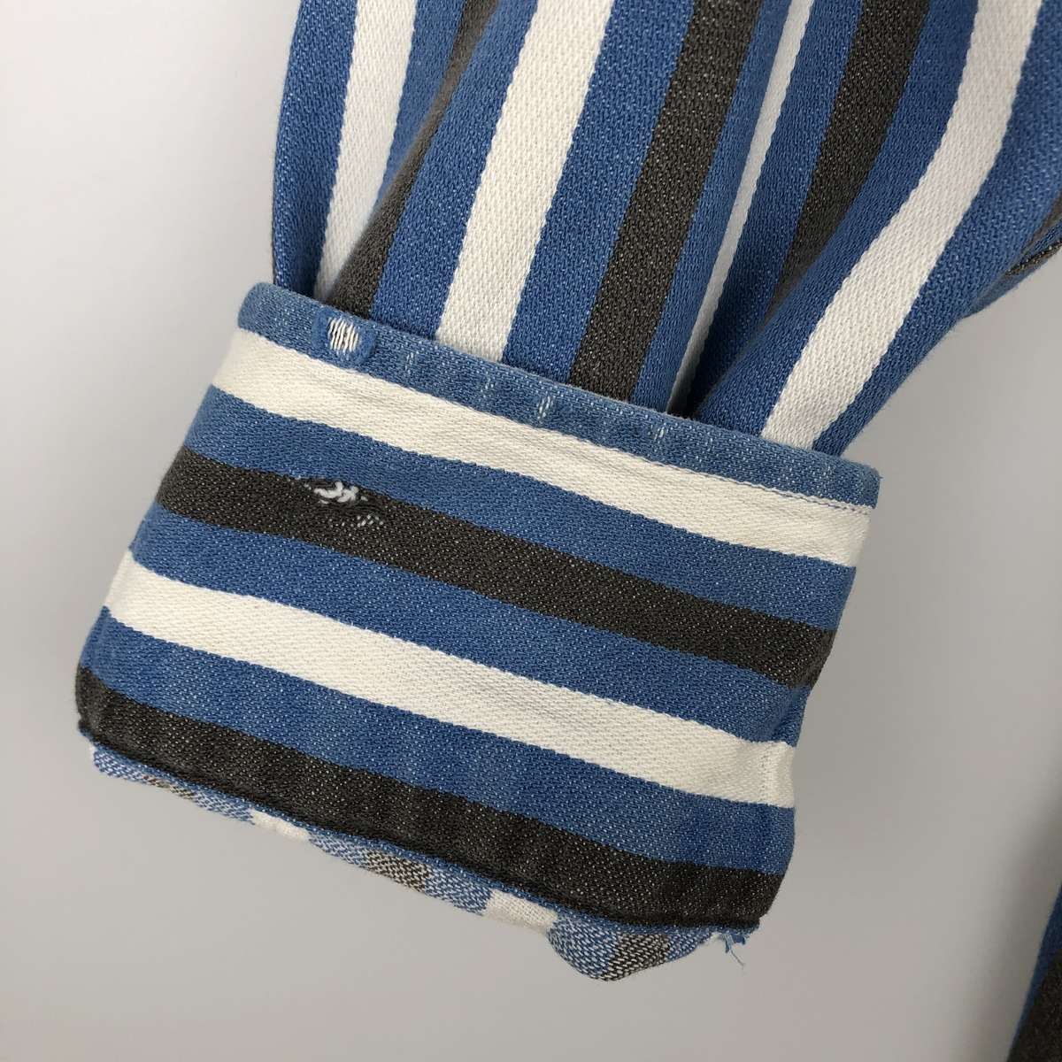 古着 90年代 ラングラー Wrangler REGULAR FIT 長袖 ボタンダウンストライプシャツ メンズXL相当 /eaa676469 【中古】 【261011】