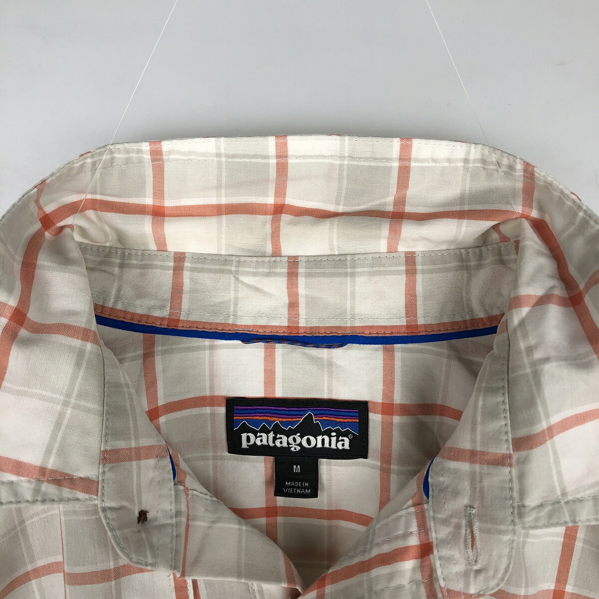 古着 パタゴニア patagonia 52181SP19 長袖 コットンチェックシャツ メンズM相当 /eaa676470 【中古】 【261011】