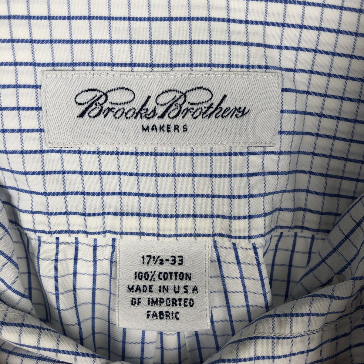 Brooks Brothers/ブルックスブラザーズ MAKERS 長袖 ボタンダウンチェックシャツ