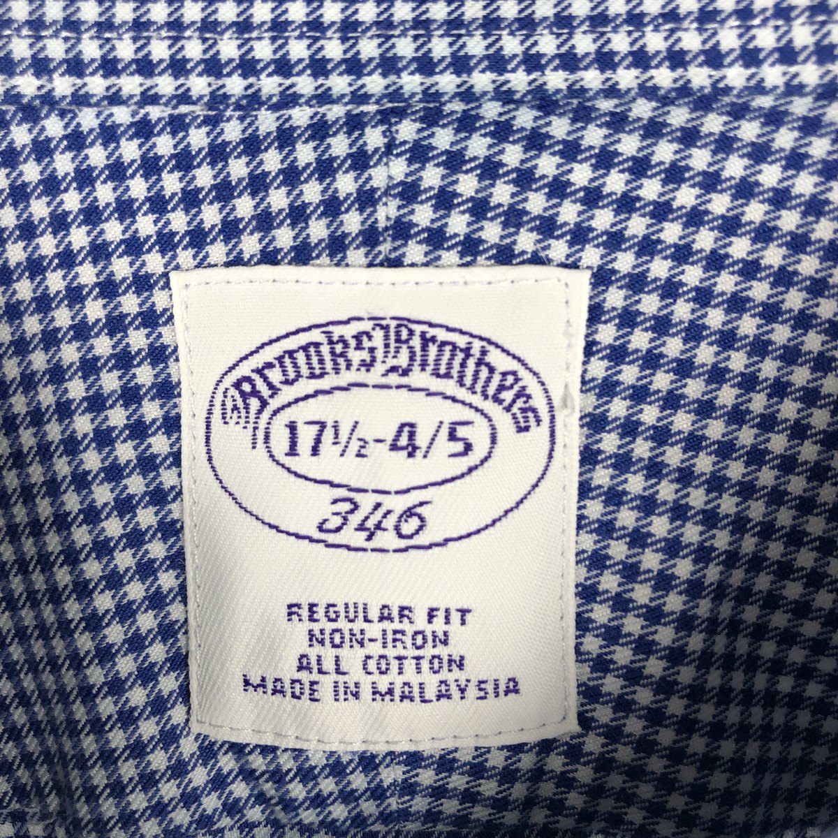 古着 ブルックスブラザーズ Brooks Brothers 346 ワイドカラー ギンガムチェック 長袖 チェックシャツ メンズXL相当 /eaa676474 【中古】 【261012】