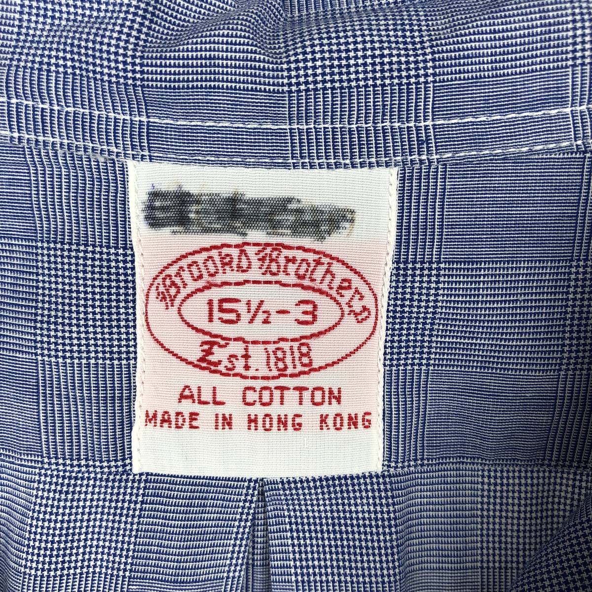 Brooks Brothers/ブルックスブラザーズ Est.1818 長袖 ボタンダウンチェックシャツ
