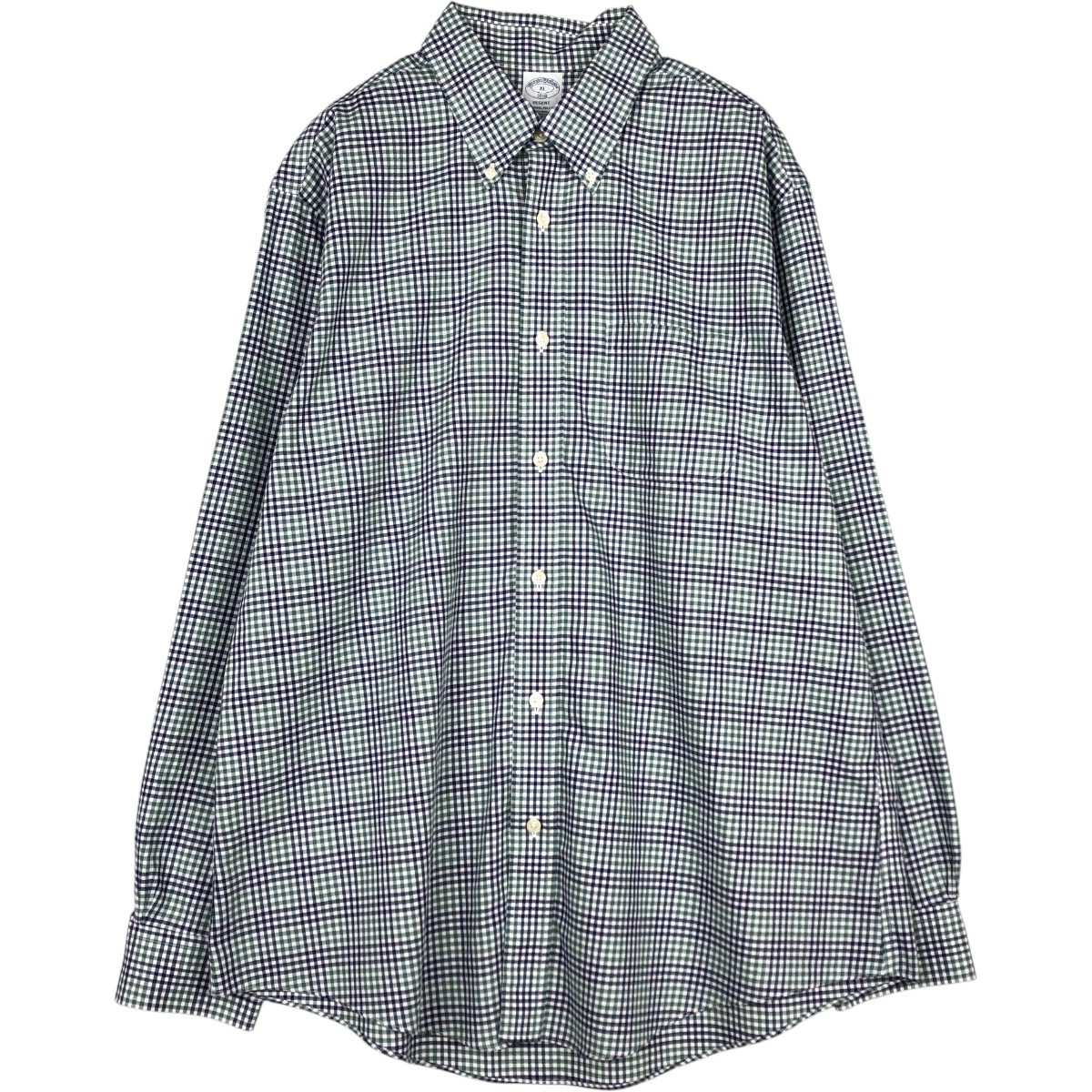 Brooks Brothers/ブルックスブラザーズ 1818 REGENT 長袖 ボタンダウンチェックシャツ