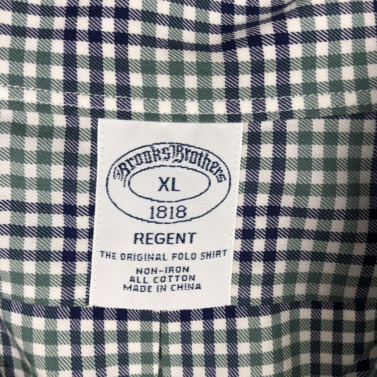 古着 ブルックスブラザーズ Brooks Brothers 1818 REGENT 長袖 ボタンダウンチェックシャツ メンズXL相当 /eaa676478 【中古】 【261012】