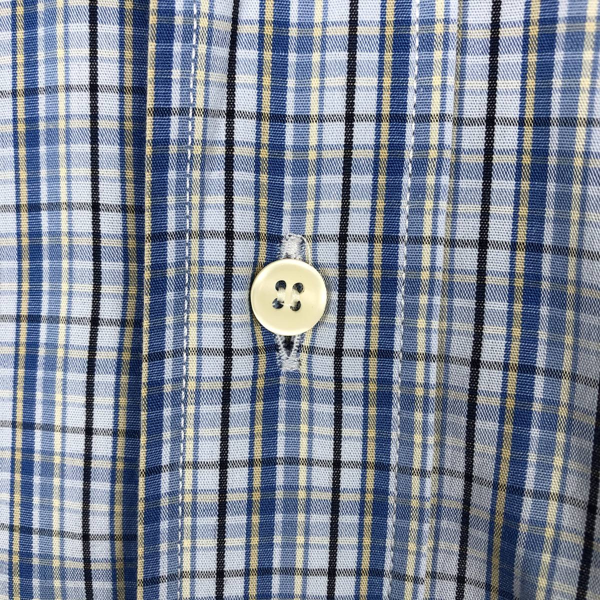 LACOSTE/ラコステ フランス企画 長袖 ボタンダウンチェックシャツ