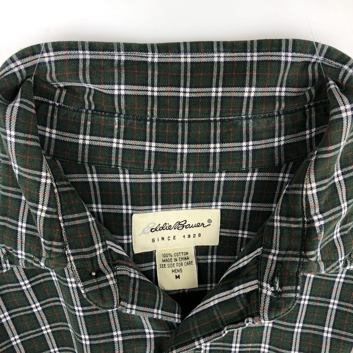 Eddie Bauer/エディーバウアー 長袖 ボタンダウンチェックシャツ