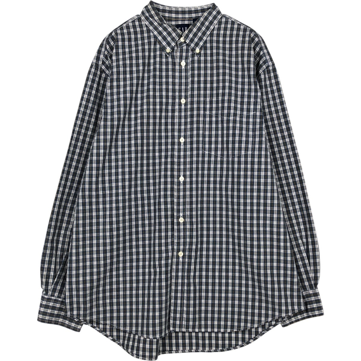 GAP/ギャップ オールドギャップ 長袖 ボタンダウンチェックシャツ