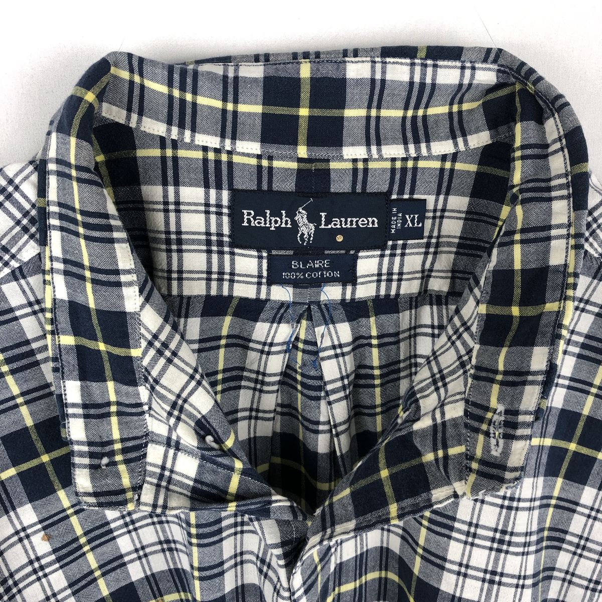 Ralph Lauren/ラルフローレン BLAIRE 長袖 ボタンダウンチェックシャツ