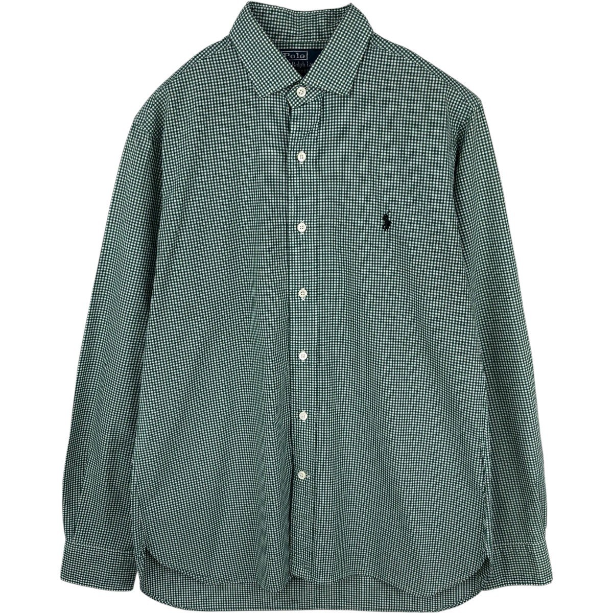 Ralph Lauren/ラルフローレン Estate Custom Fit 長袖 コットンチェックシャツ