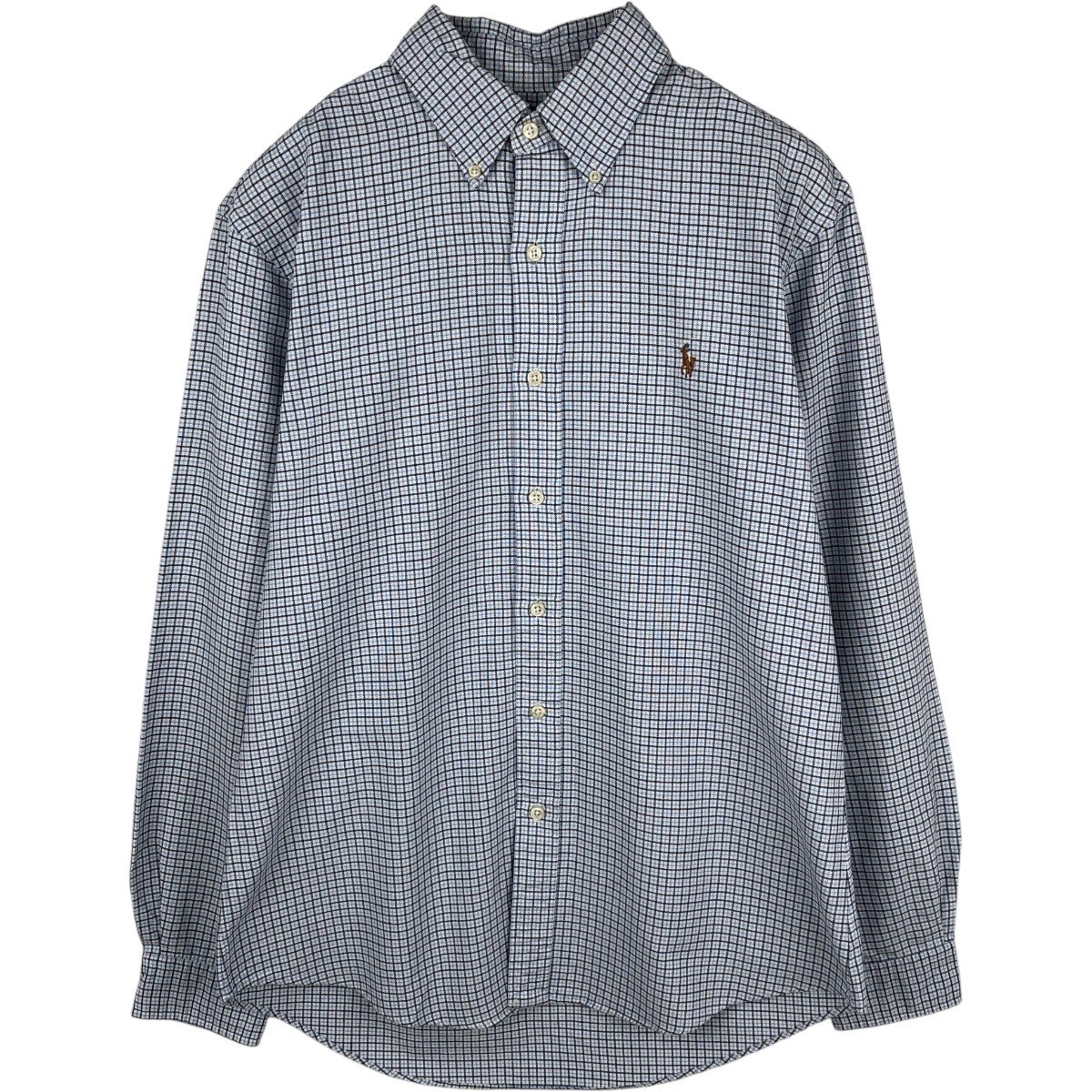 Ralph Lauren/ラルフローレン CUSTOM FIT 長袖 ボタンダウンチェックシャツ