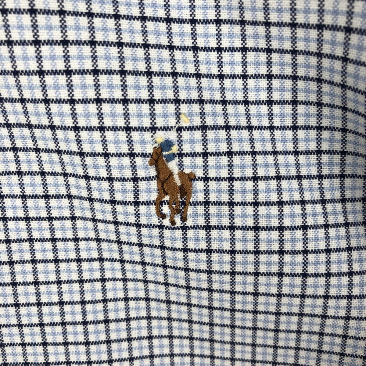 Ralph Lauren/ラルフローレン CUSTOM FIT 長袖 ボタンダウンチェックシャツ