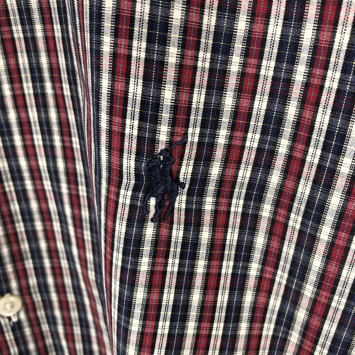 Ralph Lauren/ラルフローレン MARLOWE 長袖 ボタンダウンチェックシャツ
