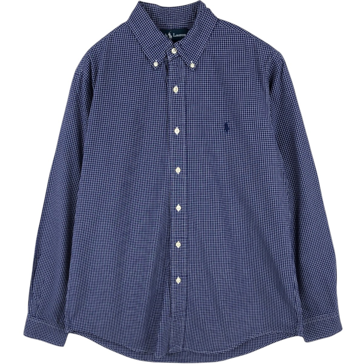Ralph Lauren/ラルフローレン CUSTOM FIT 長袖 ボタンダウンチェックシャツ