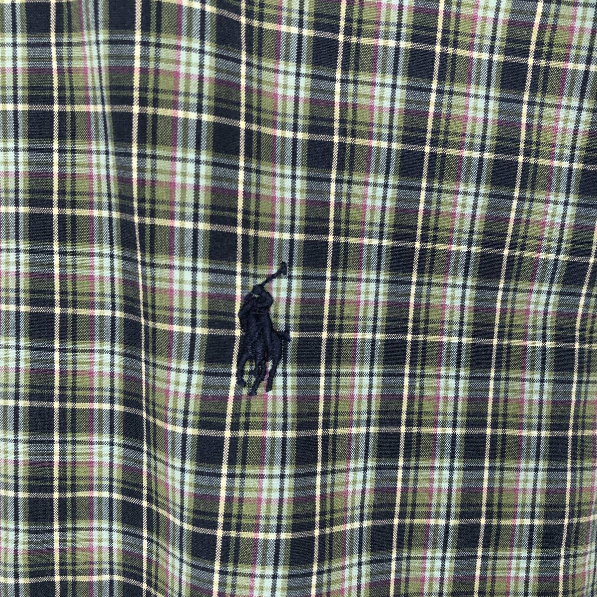Ralph Lauren/ラルフローレン CLASSIC FIT 長袖 ボタンダウンチェックシャツ