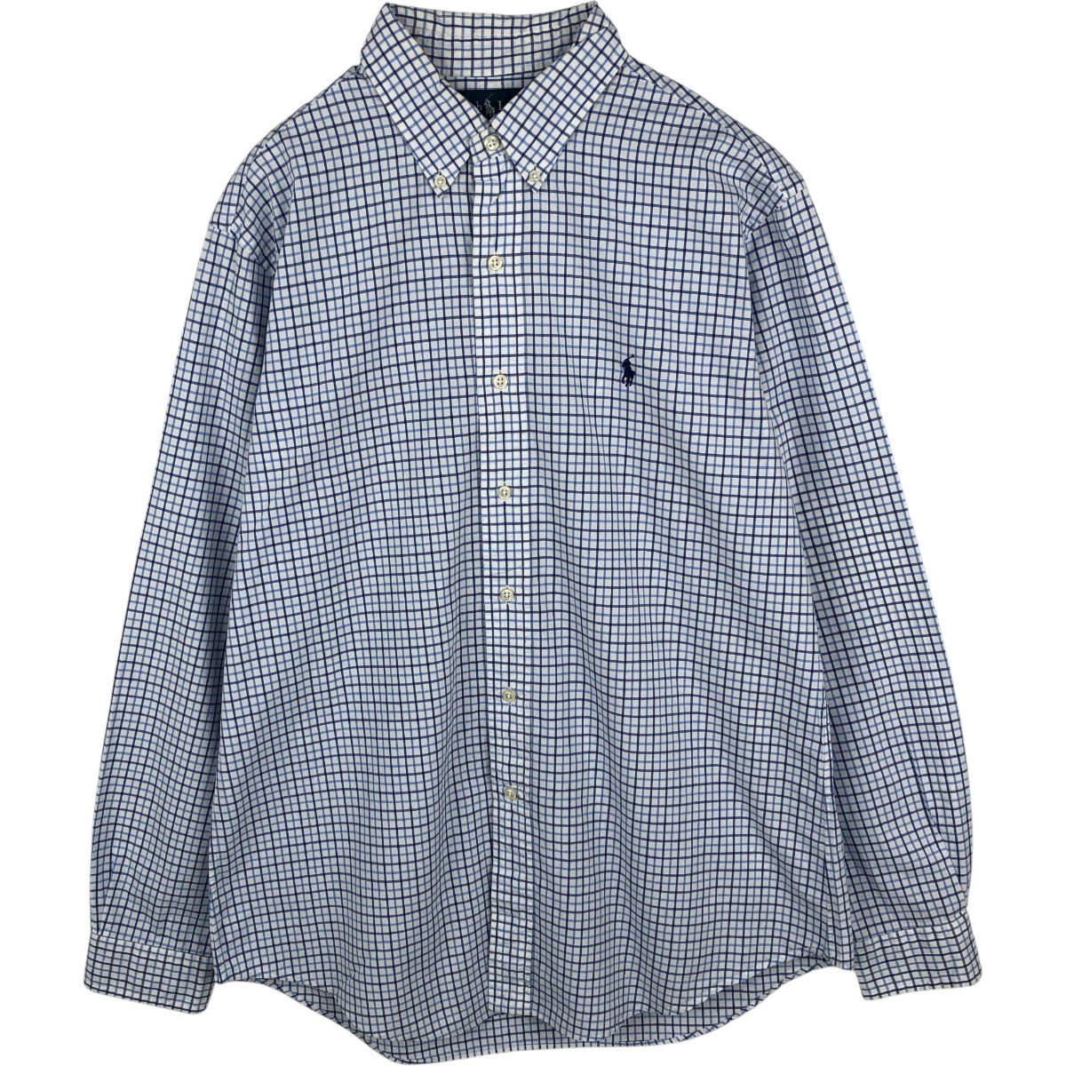 Ralph Lauren/ラルフローレン CUSTOM FIT 長袖 ボタンダウンチェックシャツ