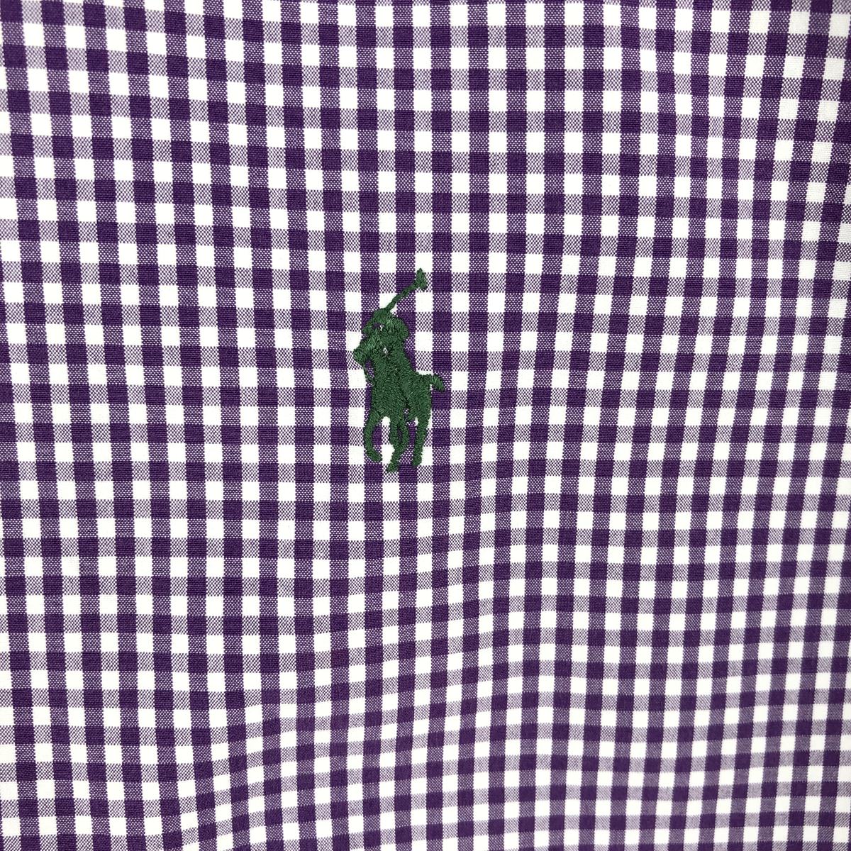 Ralph Lauren/ラルフローレン CLASSIC FIT 長袖 ボタンダウンチェックシャツ