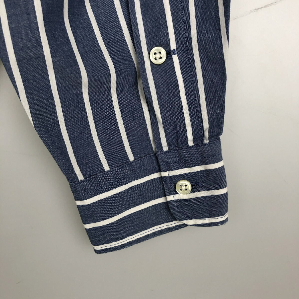 古着 90年代 ラルフローレン Ralph Lauren BLAKE 長袖 ボタンダウンストライプシャツ メンズM相当 ボタンダウン ヴィンテージ /eaa676553 【中古】 【261016】