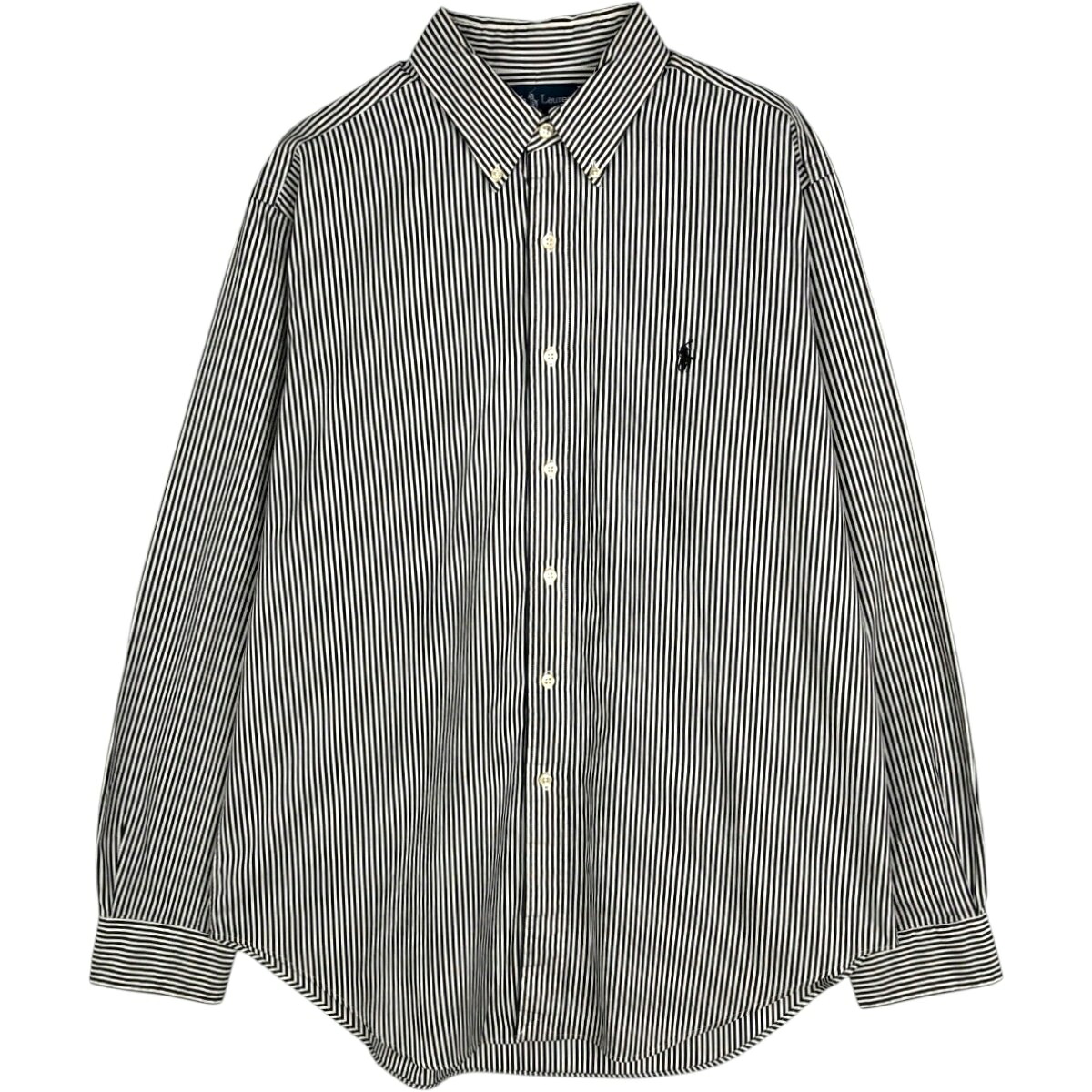 Ralph Lauren/ラルフローレン CLASSIC FIT 長袖 ボタンダウンストライプシャツ