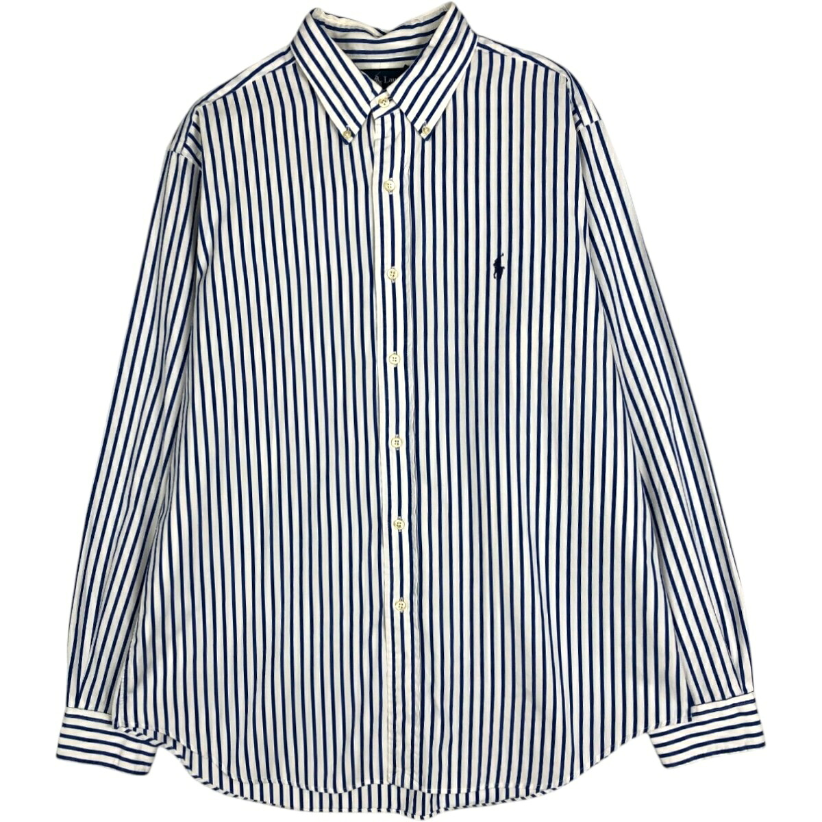 Ralph Lauren/ラルフローレン CLASSIC FIT 長袖 ボタンダウンストライプシャツ