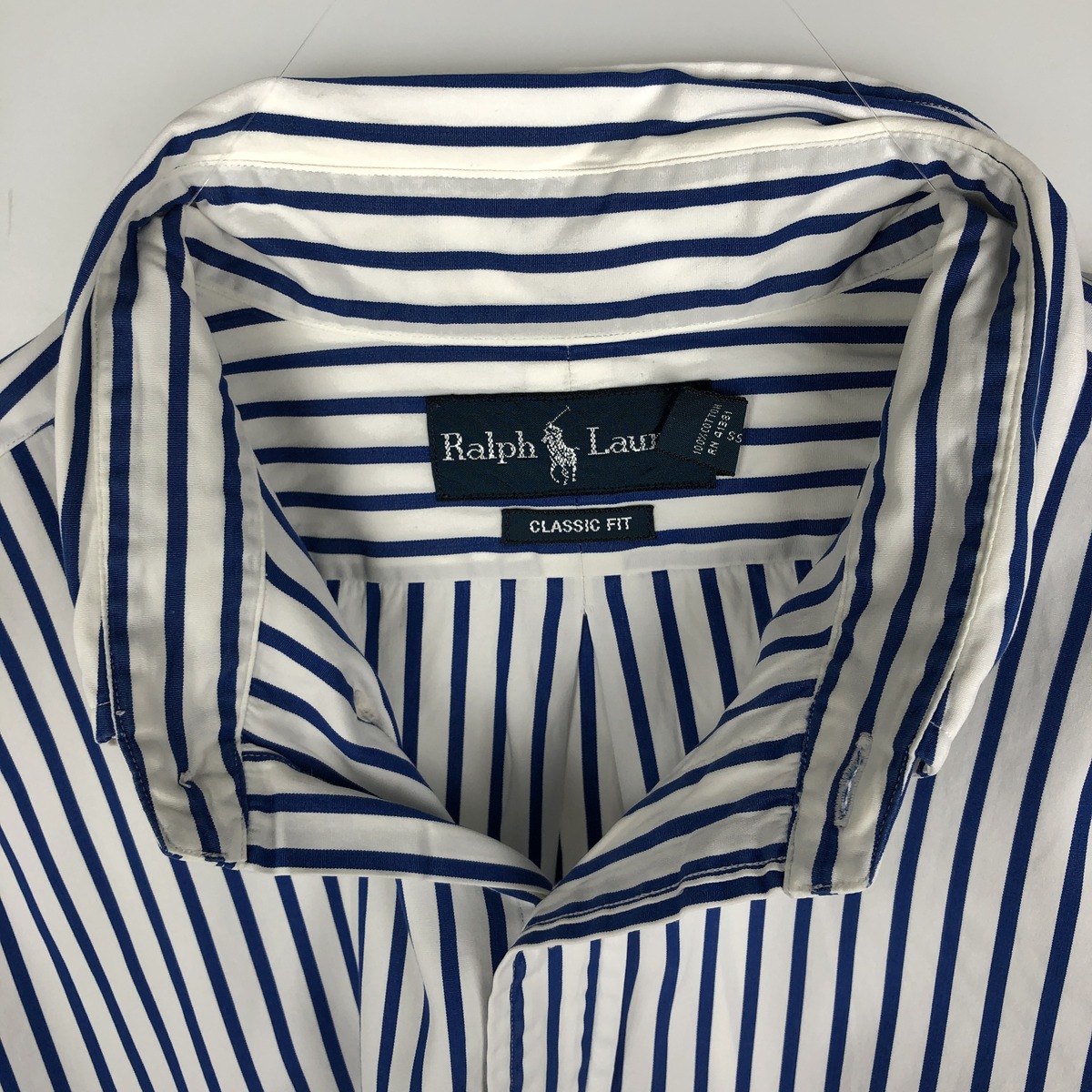 古着 90年代 ラルフローレン Ralph Lauren CLASSIC FIT 長袖 ボタンダウンストライプシャツ メンズL相当 ボタンダウン ヴィンテージ /eaa676557 【中古】 【261016】