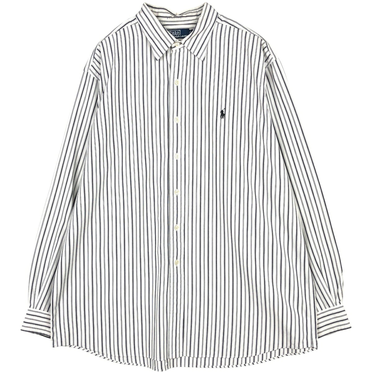 Ralph Lauren/ラルフローレン LOWELL SPORT 長袖 コットンストライプシャツ