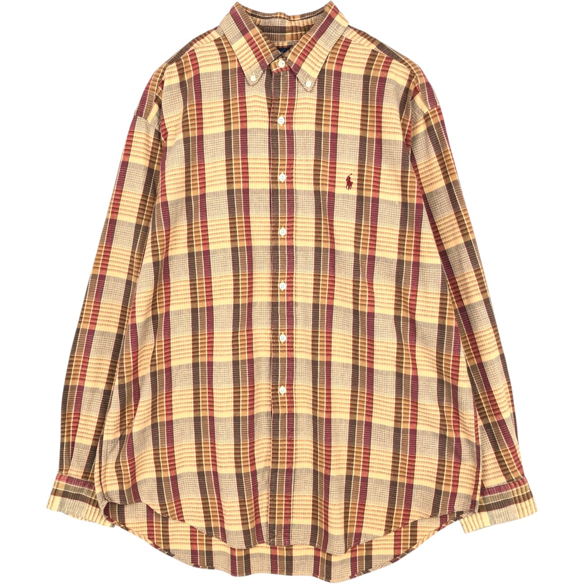 Ralph Lauren/ラルフローレン BLAKE 長袖 ボタンダウンチェックシャツ