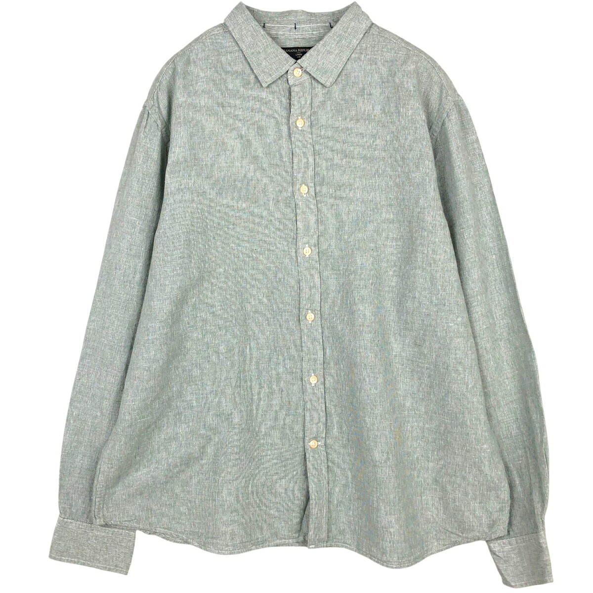 BANANA REPUBLIC/バナナリパブリック UNTUCKED FIT 長袖 リネンシャツ
