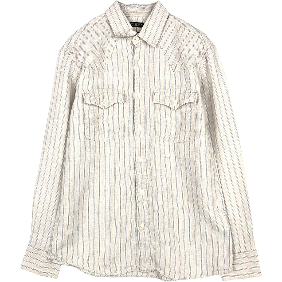 BANANA REPUBLIC/バナナリパブリック STANDARD FIT 長袖 リネンシャツ