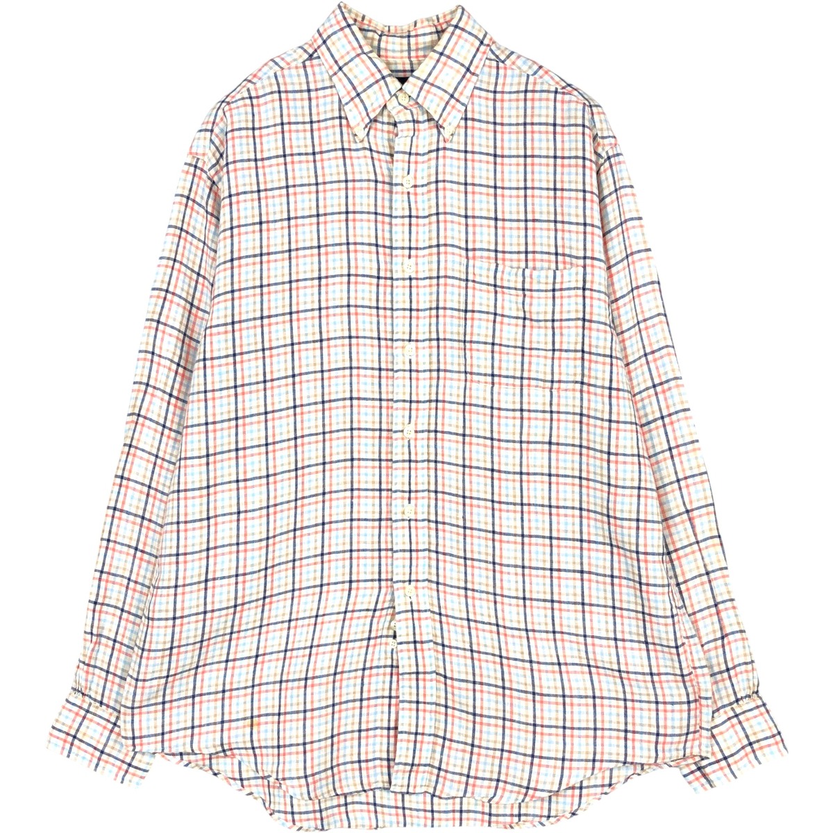 Brooks Brothers/ブルックスブラザーズ 346 長袖 リネン ボタンダウンシャツ