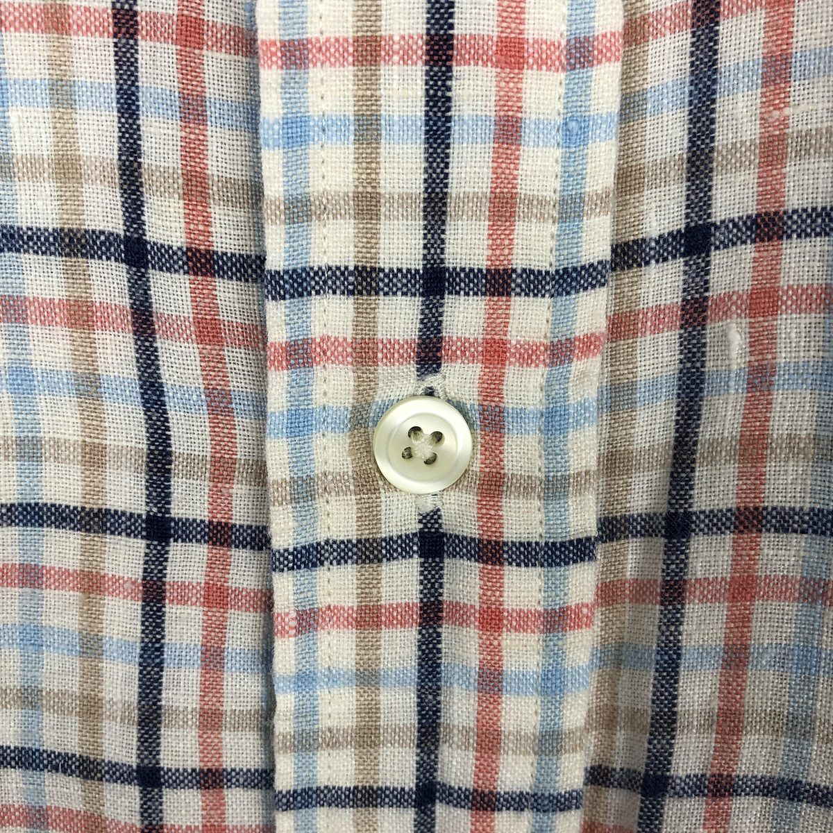 Brooks Brothers/ブルックスブラザーズ 346 長袖 リネン ボタンダウンシャツ